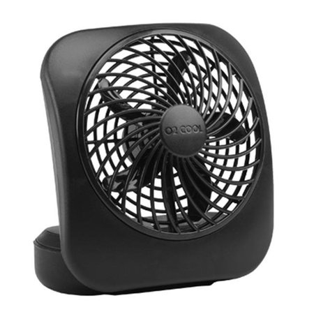 O2COOL O2Cool FD05004BLK 5 in. 2 Speed Portable Fan; Black 204014
